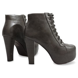 Stövlar Solid On Heel 9502 Grå 1