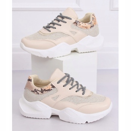 Beige sportskor för kvinnor BL192P Beige 1