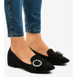 Svarta mocka höga klackar L419 1