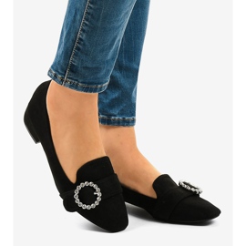 Svarta mocka höga klackar L419 2