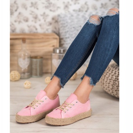 Kylie Snygga Espadriller rosa 1