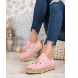 Kylie Snygga Espadriller rosa 2