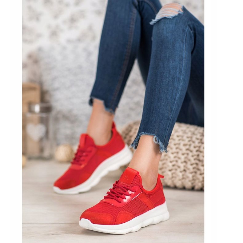 Marquiz Slip-on sportskor röd 1