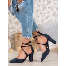 Goodin Bundna pumpar blå 1