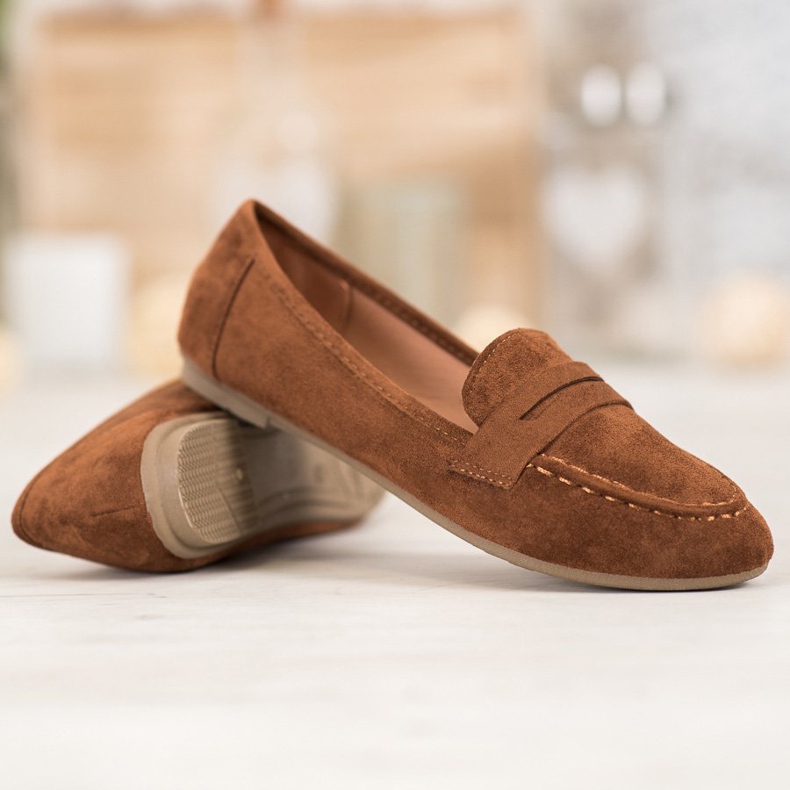 Fama Klassiska loafers brun 1