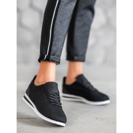 SHELOVET Knutna skor på plattformen svart 1