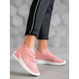 SDS Slip-on sportskor rosa 1