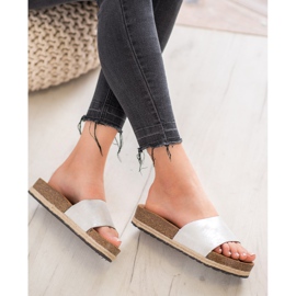 Goodin Trendiga silver tofflor grå 1