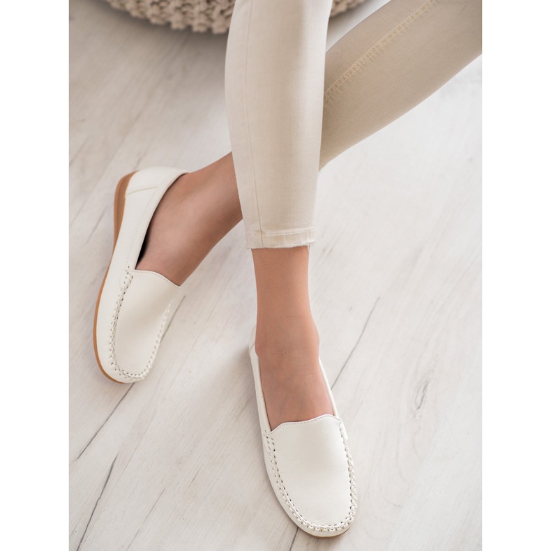 Primavera Eco Leather Loafers vit 1