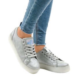 Grå läskiga damskor F-2969 1