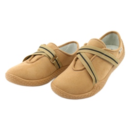 DR.ORTO Befado dam pu-young sportskor med kardborre 434D017 beige 3