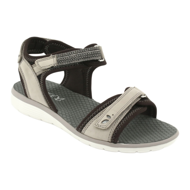 Bekväma sport sandaler Caprice 28606 beige brun 1