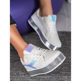 Ideal Shoes X-9758w vit 2