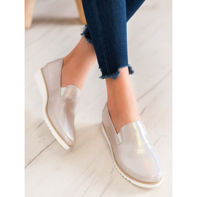 Sergio Leone Golden Slip On Shoes brun gul 1