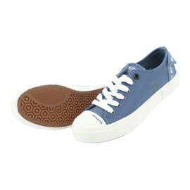 Big Star Denimsneakers med snörning FF274211 blå 5
