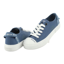 Big Star Denimsneakers med snörning FF274211 blå 4