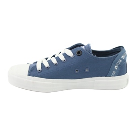 Big Star Denimsneakers med snörning FF274211 blå 2