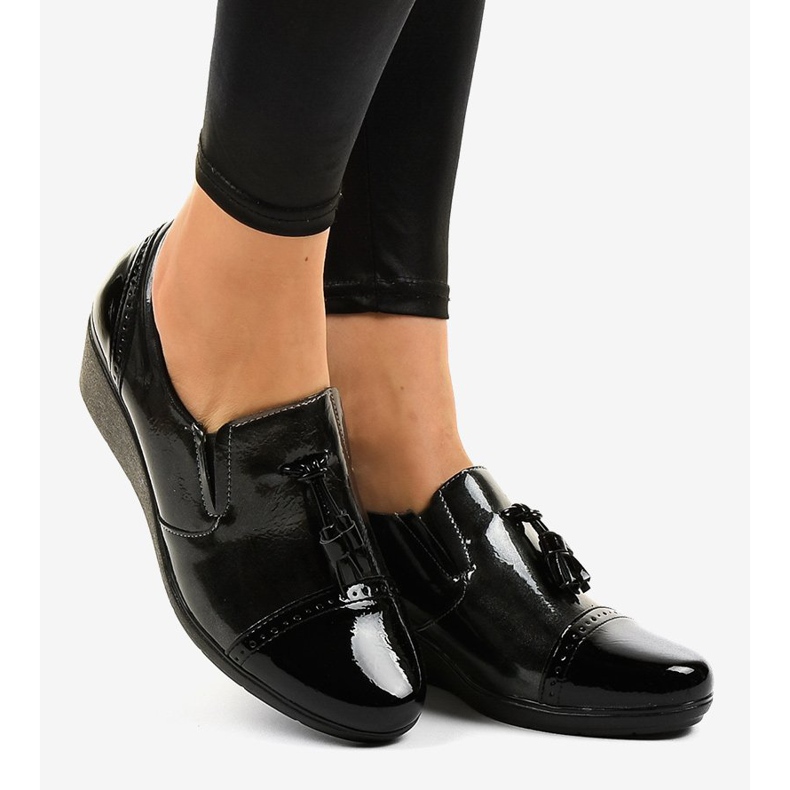 Svarta kilskor 7-9022 grå 2