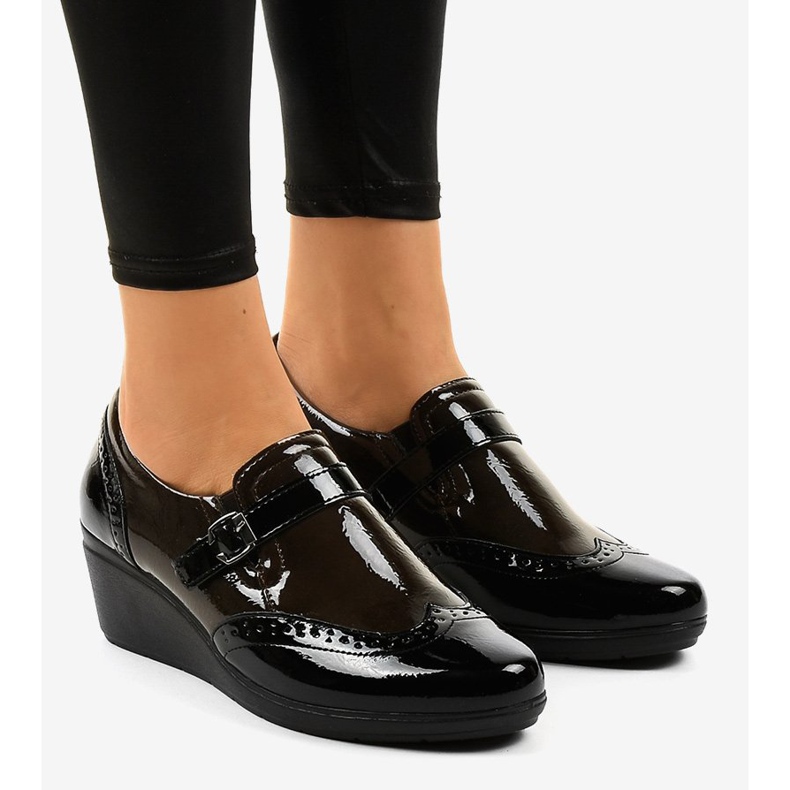 Svarta kilskor 7-9021 brun 1