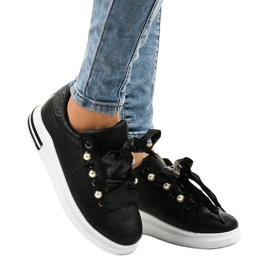 Svarta wedge sneakers X63 1