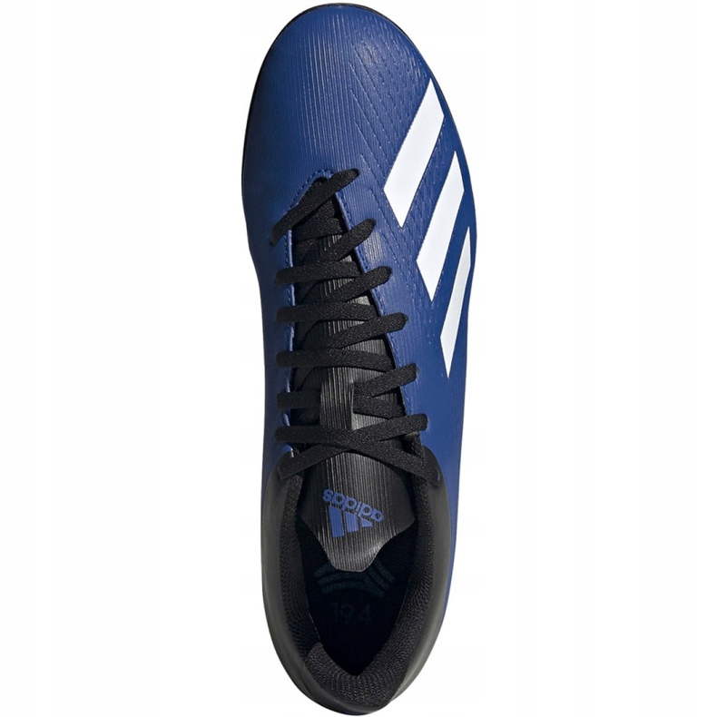 Adidas X 19.4 Tf M FV4627 fotbollsskor blå blå 2