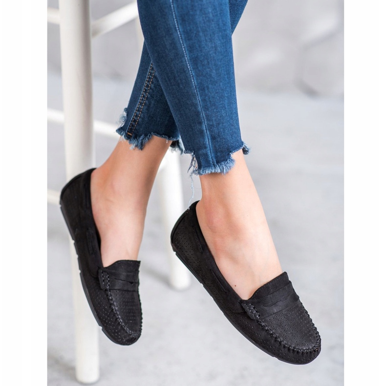 Clowse Textil loafers svart 1