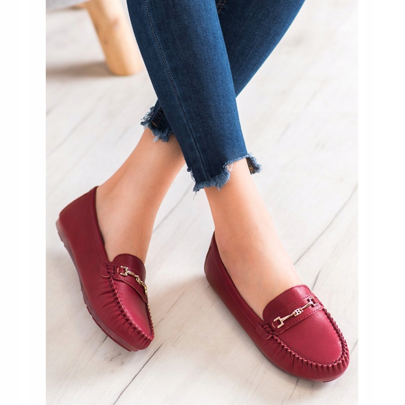 Fama Eleganta loafers röd 1