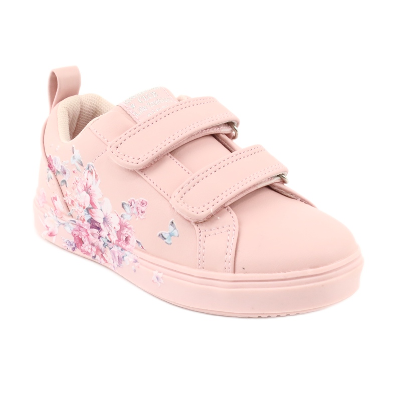 American Club kardborreband sneakers blommor ES11 röd violett blå rosa 1