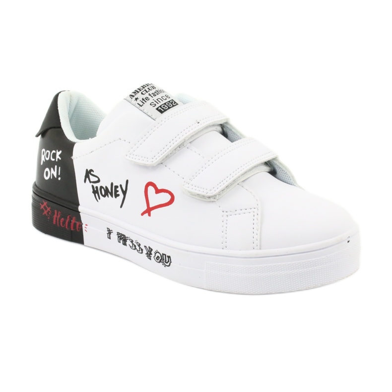 American Club ES05 vita och svarta sneakers 1