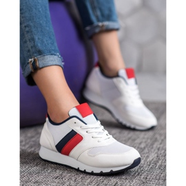 SHELOVET Klassiska sportskor vit 1