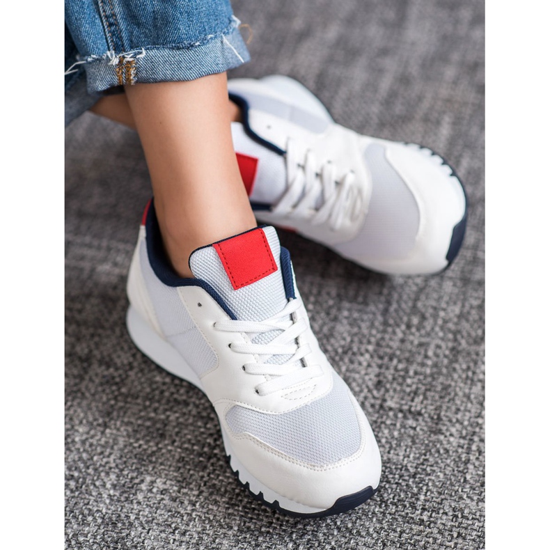 SHELOVET Klassiska sportskor vit 2