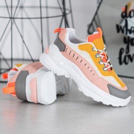 SHELOVET Trendiga skor på plattformen mångfärgad 1