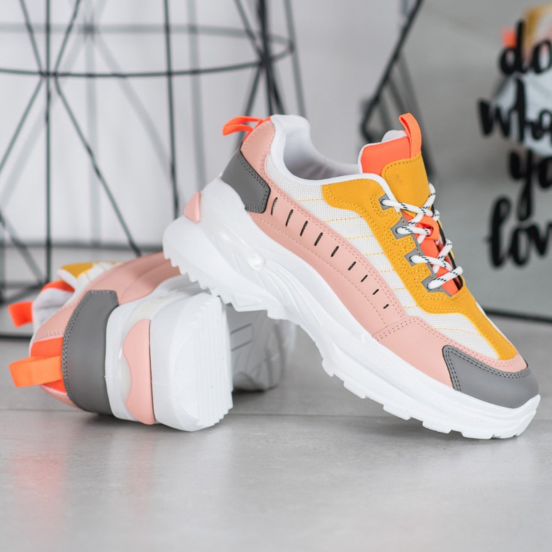 SHELOVET Trendiga skor på plattformen mångfärgad 1