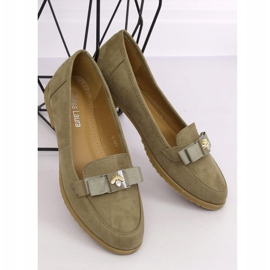 Gröna damloafers W-177 Grön 2