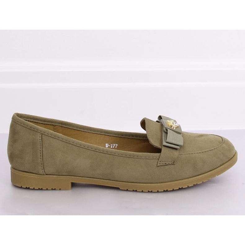 Gröna damloafers W-177 Grön 1