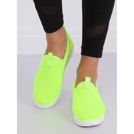 1066 gröna neon slip-on sneakers 2