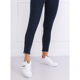 Vita damskor K-388 VIT / LEOPARD 2