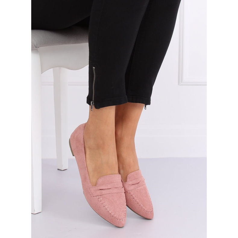 Rosa Loafers för kvinnor rosa CH-1M6 Rosa 1