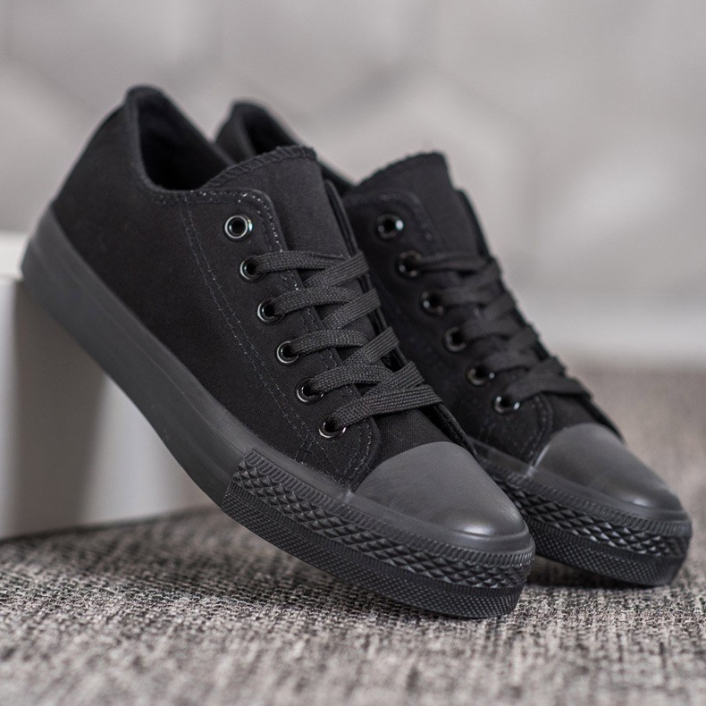 Fashion Klassiska sneakers svart 1