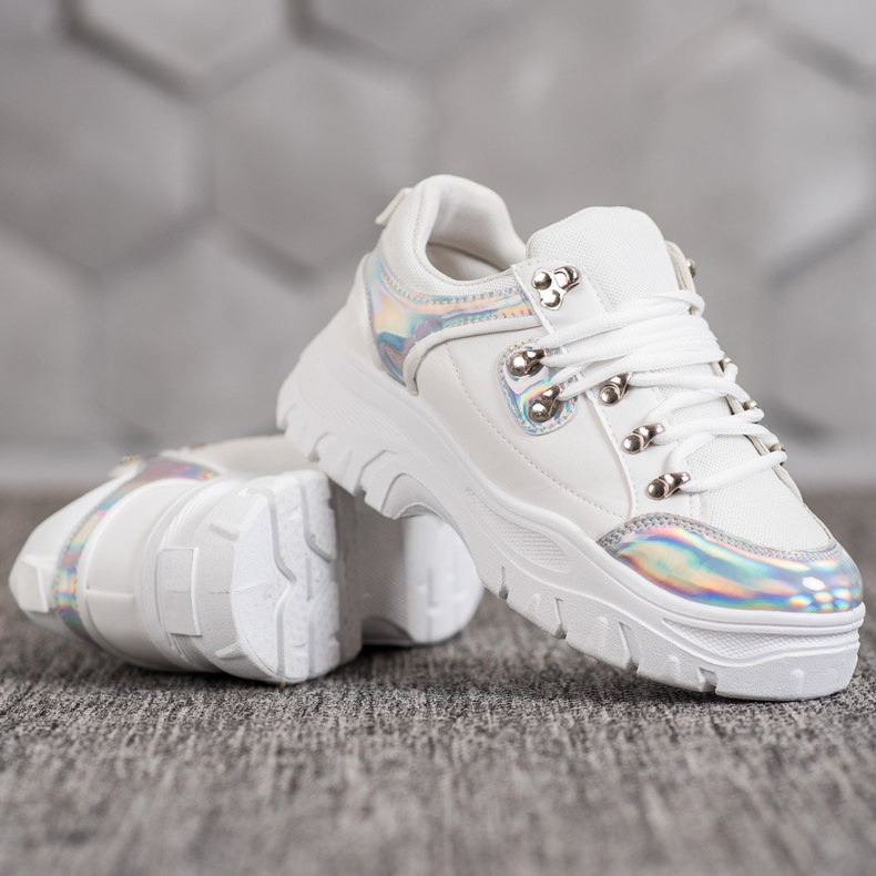 Weide Vita skor med Holo -effekt 1