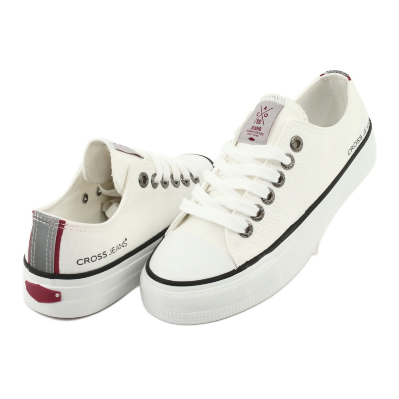Cross Jeans Classic Sneakers Biaded White FF2R4010C vit 3
