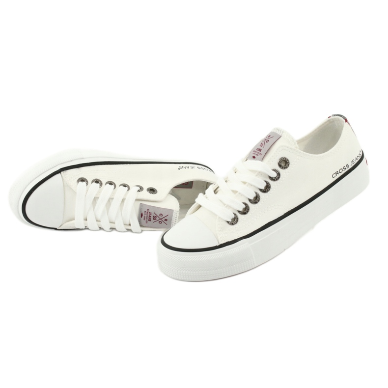 Cross Jeans Classic Sneakers Biaded White FF2R4010C vit 5