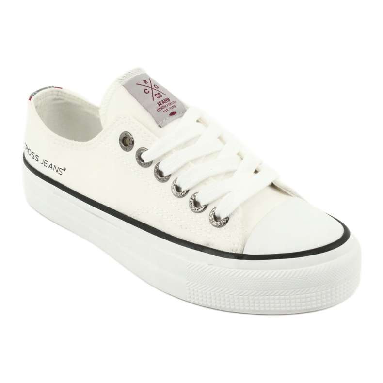 Cross Jeans Classic Sneakers Biaded White FF2R4010C vit 1