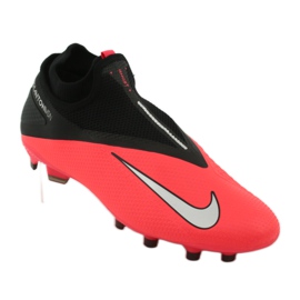 Nike Phantom Vsn 2 Pro Df Fg M CD4162-606 fotbollsskor röd 1