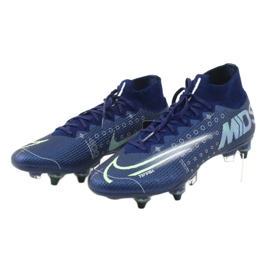 Nike Superfly 7 Elite Mds SG-Pro Ac M CK0013-401 fotbollsskor blå 3