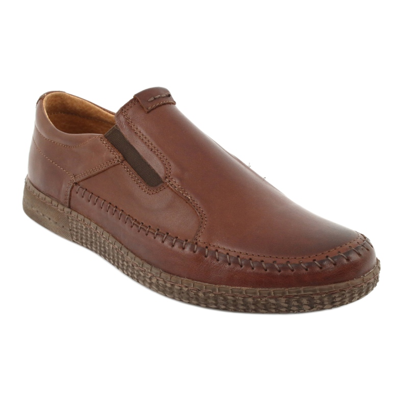 Riko Herrläder loafers 913 brun 1