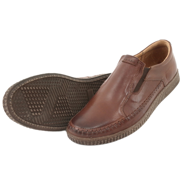Riko Herrläder loafers 913 brun 5