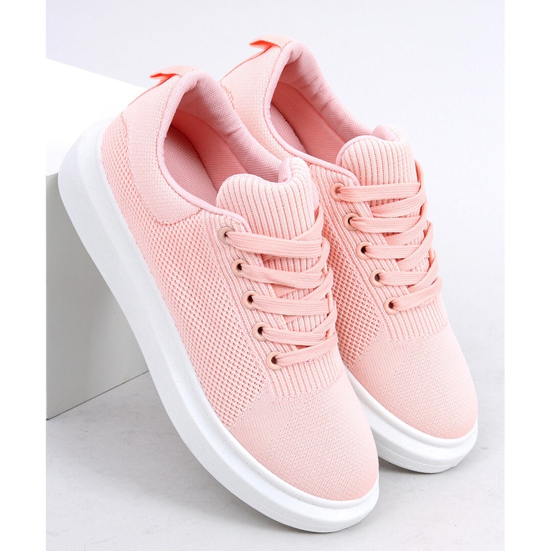 Rosa kvinnors rosa sneakers LV82P Rosa 1