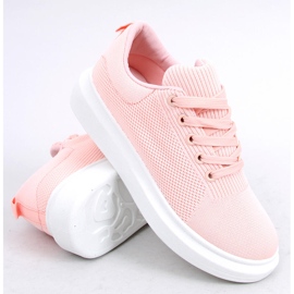 Rosa kvinnors rosa sneakers LV82P Rosa 2