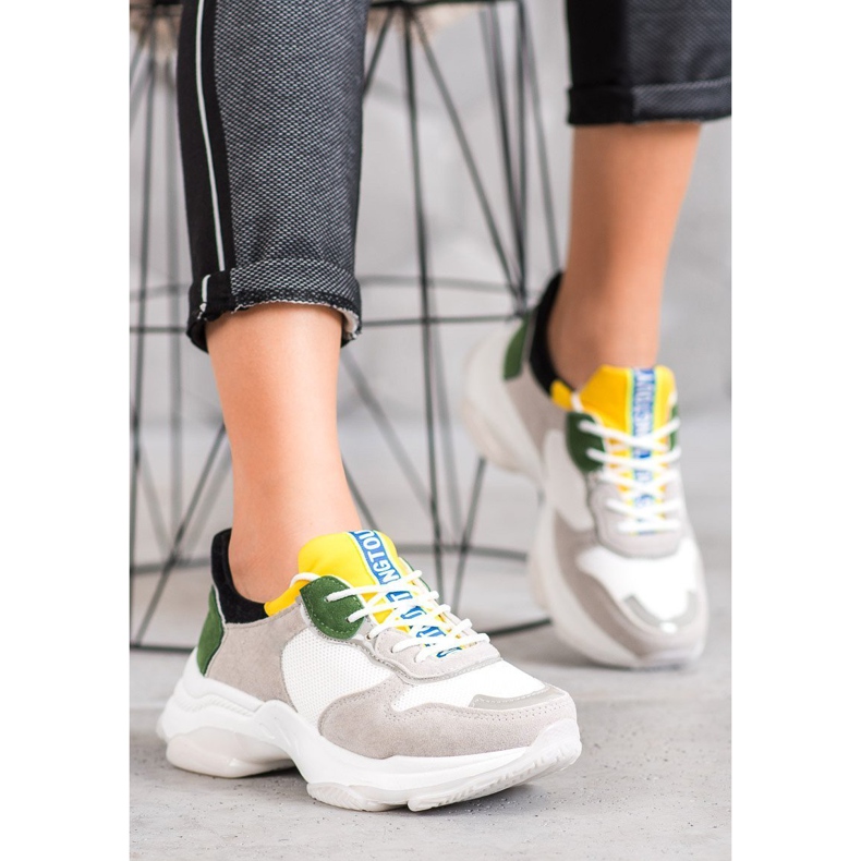 SHELOVET Trendiga sneakers mångfärgad 2